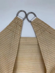 Voile d'ombrage beige 185 GSM 10x10 pieds, fournie directement par l'usine - Product Image 3