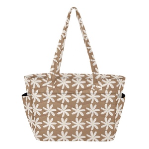 Bolsos de Mensajero Grandes de Poliéster Acolchado con Diseño de Flor de Tiare Hawaiana, Bolsos de Viaje, Bolsos Personalizados para Chicas, Bolsos de Mano para Mujer - Product Image 1