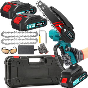 6 inch cầm tay điện nhỏ không dây mini điện Chainsaw gỗ cắt Pin chuỗi đã thấy máy - Product Image 1