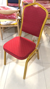 Chaises de banquet empilables en métal rembourrées pour restaurants en plein air et lieux de cérémonies de mariage aux États-Unis - Product Image 6