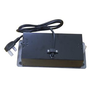 Black UK plug vergadertafel push type pop up stopcontact/Desktop elektrische pop up stopcontact met usb lader - Product Image 6