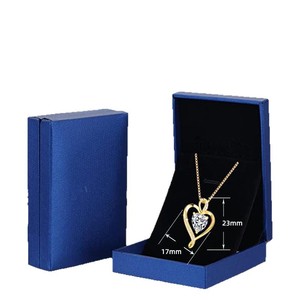 Collar con Colgante <span class=keywords><strong>de</strong></span> Corazón Estilo Coreano, Chapado en Oro <span class=keywords><strong>de</strong></span> 18K, Cadena <span class=keywords><strong>de</strong></span> Caja, Joyería para Uso Diario, Exquisita Joyería <span class=keywords><strong>de</strong></span> Plata para Mujer - Product Image 6