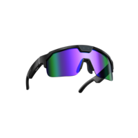 Lunettes de cyclisme intelligentes Q01 avec caméra, verres TAC, lunettes de sport IA avec caméra 8MP, appel, traduction et anti-tremblement