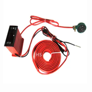 Banda de silicona Flexible para calentador de alta temperatura, 220V, 15MM, 25MM, 30MM, 50MM, 100W, 500W, con controlador de temperatura