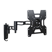 Soporte de Pared para TV de Aleación de Aluminio con Inclinación de 180°, Giro de 360°, para Pantallas LCD/LED de 13-43 Pulgadas, Capacidad de Carga de 20 kg, VESA 75-200 mm