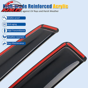 Pare-soleil et déflecteurs de vent intégrés pour Honda Accord 18-25, 4 pièces - Product Image 4