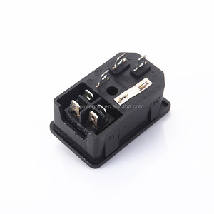 4Pin IEC320 C14 Inlet Connector Plug Fuse Holder <strong>Socket</strong> <strong>Switch</strong> AC Male Power <strong>Socket</strong> AC-01 - Product Image 5