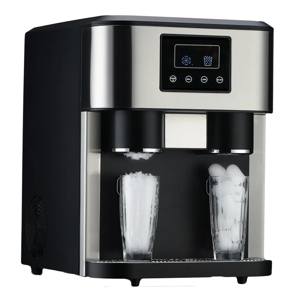 Cetl/Gs/Ce Goedkeuring 20Kg Ijs Maker Met Crushed Ice Machine En Water Dispenser 3 In 1