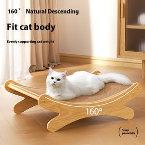 Übergroßes Umweltfreundliches Katzenbett Sisal-Kratzboard Quadratische Form Große Rassen Liegeplatz Kratzbaum Integriertes Haustiermöbel - Product Image 3