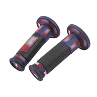 Poignées de guidon de moto universelles PRO PRO TAPER Style, en silicone coloré, avec grip souple, décoratives, pour accélérations