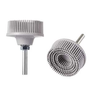 Perceuse électrique AutoErizo disque à poils radiaux grain céramique 80 <span class=keywords><strong>brosse</strong></span> abrasive OEM <span class=keywords><strong>pour</strong></span> aluminium <span class=keywords><strong>fer</strong></span> acier élimination de la rouille - Product Image 4