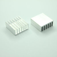 Dissipateur thermique en alliage d'aluminium pour module PCB électronique 20*14*10MM, dissipateur thermique pour puce adaptateur CPU avec adhésif, service de découpe sur mesure