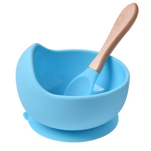 Personalizzazione di fabbrica bavaglini per bambini ciotola cucchiaio ciuccio alimentatore silicone set per l'alimentazione del bambino sala da pranzo per bambini - Product Image 4