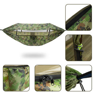 Hamac de camouflage anti-moustiques pour adultes balançoire en <span class=keywords><strong>nylon</strong></span> large <span class=keywords><strong>moustiquaire</strong></span> hamac camping en plein air et voyage - Product Image 3