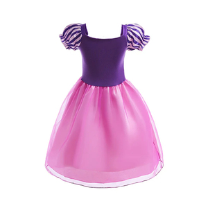 Halloween Cosplay Repunzel Emmêlé Carnaval Filles Fantaisie Robe De Soirée <span class=keywords><strong>Raiponce</strong></span> Princesse Robe Costume <span class=keywords><strong>Perruque</strong></span> <span class=keywords><strong>Avec</strong></span> Bandeau - Product Image 3