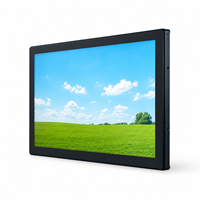 Monitor Táctil PCAP Industrial Resistente de 21.5 Pulgadas, Marco Abierto, Pantalla LCD HD 4:3, Panel de Control HMI para Automatización Industrial, DVI Integrado