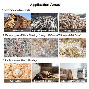 Máquina de afeitar de madera motorizada para aves de corral y caballos Producción eficiente de virutas - Product Image 2