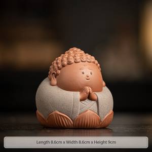 ของตกแต่งโต๊ะน้ำชาดินเผาสี<span class=keywords><strong>ม</strong></span>่วงแบบให<span class=keywords><strong>ม</strong></span>่สำหรับเลี้ยงเลี้ยงเลี้ยงชาทาตากาตะและ<span class=keywords><strong>กวน</strong></span><span class=keywords><strong>อิ</strong></span><span class=keywords><strong>ม</strong></span>ชาได้อย่างสร้างสรรค์ - Product Image 2