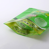 Sachet en plastique personnalisé à fond plat pour l'emballage de bonbons