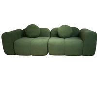 Komprimiertes 2-Sitzer-Sofa im nordischen Chenille-Stil, vakuumkomprimiert, hochdichter Schaumstoff, versandkostensparend, Großhandel, Exportsofa