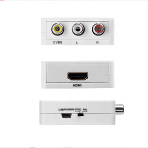 ตัวแปลงอาร์ซีเอเป็นยูเอสบีขนาดเล็กรองรับ HDTV <span class=keywords><strong>AV</strong></span> ตัวแยกและตัวแปลงวิดีโอ1080p เต็มรูปแบบ - Product Image 3