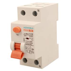 Interruptor Diferencial RCCB Tipo AC 1P+N 2M 10000A 30mA 25A AC 230V IP20 IEC61008-1 PR8HM - Product Image 3