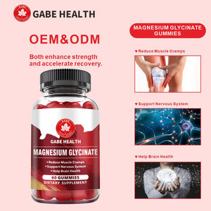 Gummies de glycinate de magnésium pour adultes ODM certifiées GMP – Équilibre minéral du corps, améliore la qualité du sommeil et la mémoire – 2 gummies - Product Image 2