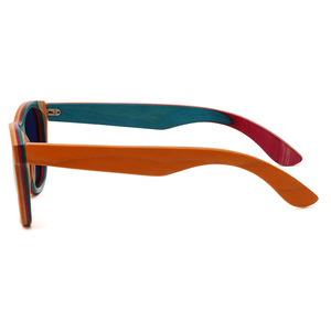 2025 gran oferta logotipo personalizado gafas de sol mujeres hombres UV400 lentes polarizadas monopatín gafas de sol de madera - Product Image 5