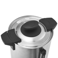 Bouilloire à eau potable en acier inoxydable 20L, Bouilloire à eau chaude 20 litres, Bouilloire à eau électrique commerciale pour hôtel et cuisine
