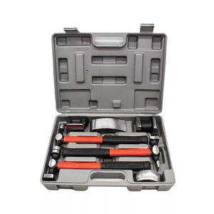 Auto Body Shaping and Forming Repair Kit <span class=keywords><strong>de</strong></span> 7 piezas Fender Roller Fixer Dent Remover Tool Set con martillo y Dolly - Product Image 3