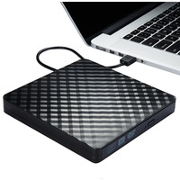 Unidad de DVD ROM Externa USB 3.0, Grabadora y Lectora de CD/DVD para PC con Sistema Operativo Windows XP/7/8/10