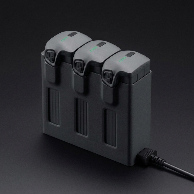 Mavic 4 Pro Parallel Charging Hub Carbon Fiber Three Battery Fast Charging Station 100W USB C Output Camera Drone Accessory