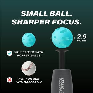 Ayuda de plástico para practicar bateo, entrenador de béisbol a batería, soporte de bateo de béisbol para jóvenes, lanzador de béisbol de plástico - Product Image 5