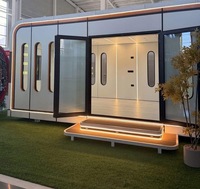 Villa Capsule Spatiale Modulaire Portable Moderne Inspirée des Naothiques, Maison Conteneur Commerciale et de Loisirs