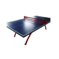 Table de ping-pong d'extérieur en SMC avec structure en acier pour parc, école, aire de jeux