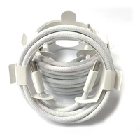 Câble USB-C vers Type-C tressé 60W PD à charge rapide et transfert de données pour Apple iPhone 15, 15 Pro, 16, 16 Plus, 16 Pro Max (1m, 2m, 3ft, 6ft)