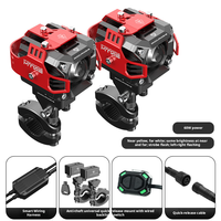 Custom Motorcycle LED Spotlights Dustproof Energy Saving Aluminum for Motorbike Electric Scooter OEM 20pcs