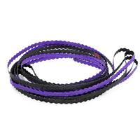 Bandes abrasives en céramique violette, flexibles, à bords ondulés, pour l'affûtage et la finition précise des couteaux