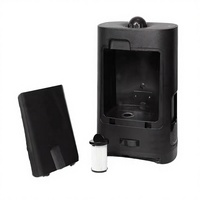 Poubelle à capteur automatique pour salon de coiffure, moderne et intelligente, avec aspiration de cheveux, écologique, en plastique durable, pliable et réglable