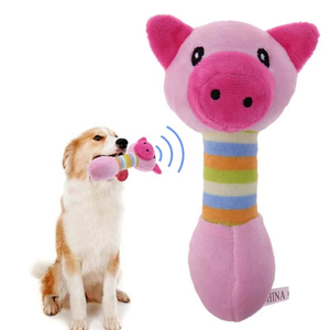 Jouet durable pour chien, jouets couineurs en gros, faits à la main, en forme de tige, multi-animaux (porc, canard, chien, cerf), jouet à mâcher pour animaux de compagnie - Product Image 4