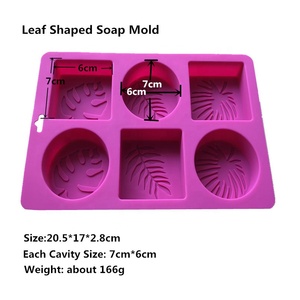Moule de savon de <span class=keywords><strong>bougie</strong></span> d'aromathérapie Oem, moule de savon de barre de Silicone fait à la main - Product Image 2