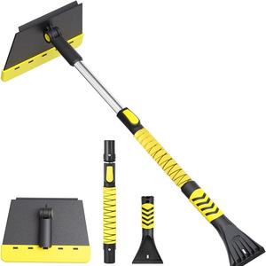 스폰지 푸시 플레이트가 있는 4-in-1 자동차 눈 브러시, 탈부착 및 확장 가능, 효율적인 SUV/트럭 앞유리 및 지붕 청소용 - Product Image 6