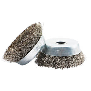 Brosse de décapage Sky Eagle Cup 125 mm en acier inoxydable en forme de bol pour meuleuse d'angle, élimination de la rouille métallique - Product Image 1