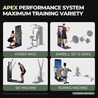 IMBODY Smart Home Gym, équipement de fitness tout-en-un, miroir de fitness intelligent sur pied en acier carbone de 43 pouces, station de musculation