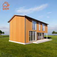 Villa conteneur préfabriquée à 2 étages pour appartement Maison conteneur moderne à 3 chambres avec cuisine et salon