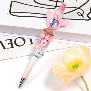 Perline di Strass a Forma di Stella <span class=keywords><strong>e</strong></span> <span class=keywords><strong>Luna</strong></span> da 17mm per Penne - Product Image 4