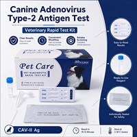 Kit de Prueba Rápida de Antígeno del Virus del Parvovirus Canino para Clínicas Veterinarias, Prueba Rápida de CPV Ag, Kit de Manejo de Muestras Sencillo