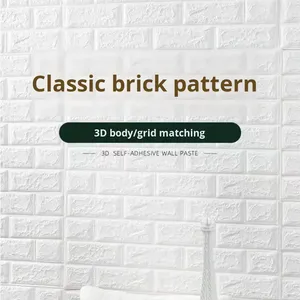 3D stéréo PVC étanche à l'humidité auto-adhésif motif géométrique moderne NAYA mur <span class=keywords><strong>papier</strong></span> <span class=keywords><strong>peint</strong></span> anti-collision pour la vie - Product Image 4