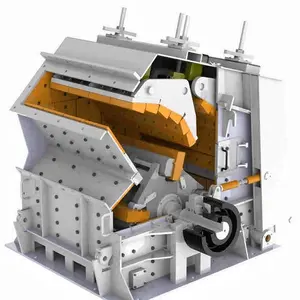 Trituradora de impacto de piedra caliza, tamaño ajustable, controlado
