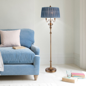 Lampes LED avec abat-jour plissée, en laiton Antique de Style européen, Art d'intérieur, luminaires modernes - Product Image 3